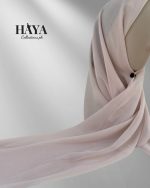 Pearl color hijab