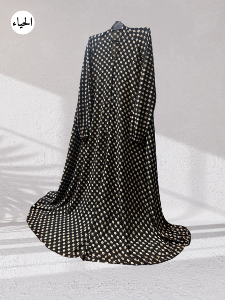 Polka Dot Printed Abaya