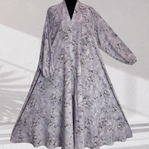 Ebony Garden Printed Abaya