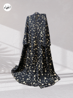 Multi-Sized Polka Dot Abaya