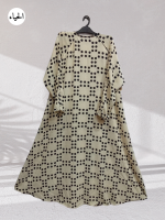 Polka Dot Grid Pullover Abaya