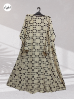 Polka Dot Grid Pullover Abaya