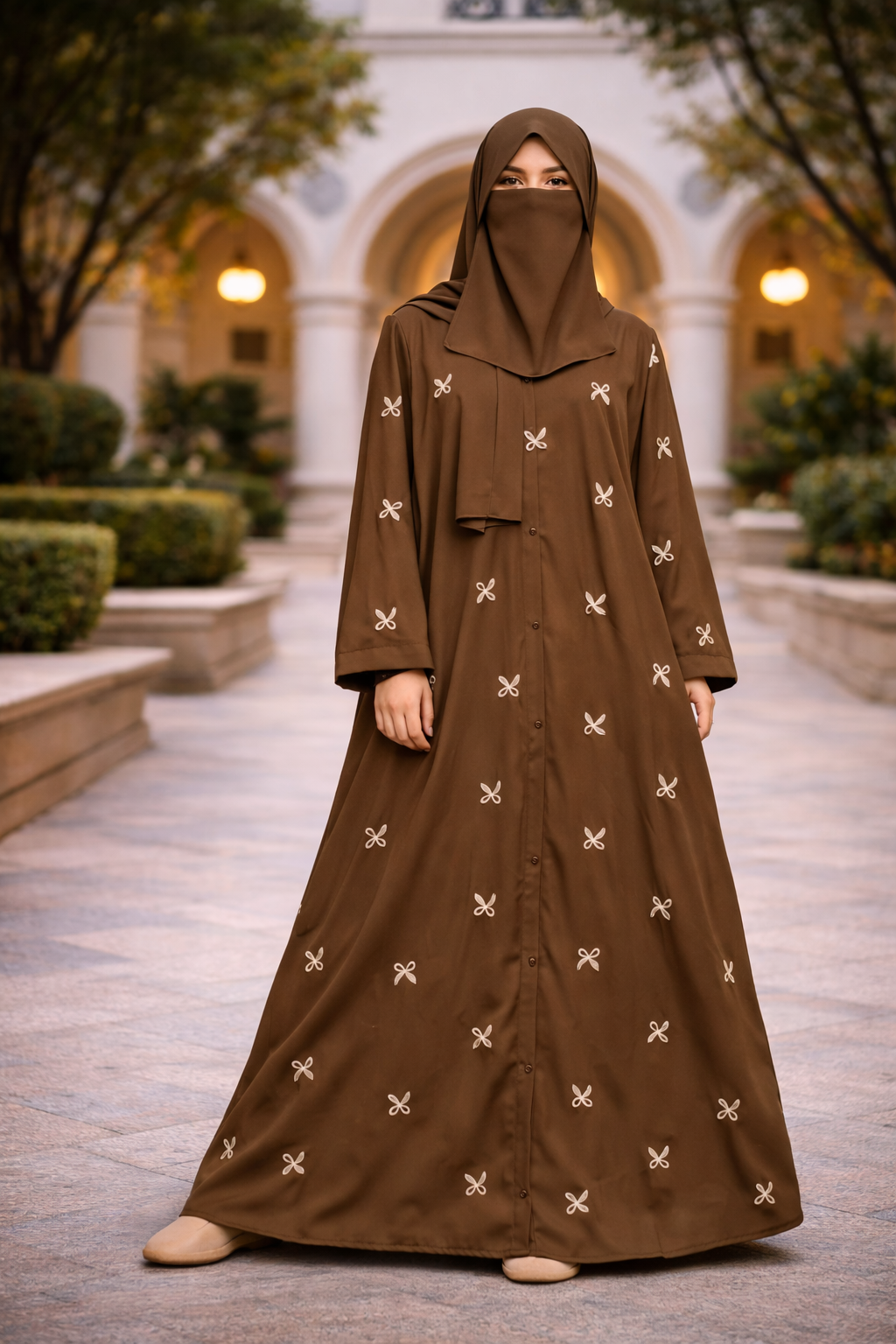 Bow Abaya | Feel Truly Beautiful in 7 Modest Nida Colors 5 Bow Abaya | Feel Truly Beautiful in 7 Modest Nida Colors - Image 5